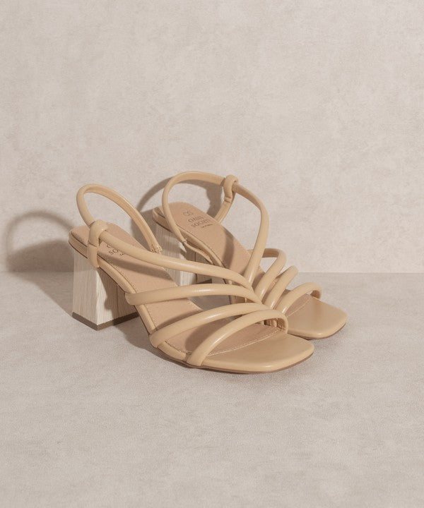 OASIS SOCIETY Ashley Wooden Heel Sandal