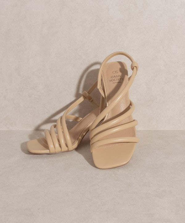 OASIS SOCIETY Ashley Wooden Heel Sandal