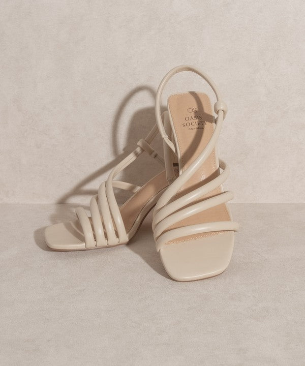 OASIS SOCIETY Ashley Wooden Heel Sandal