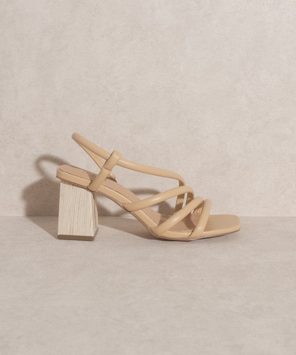 OASIS SOCIETY Ashley Wooden Heel Sandal