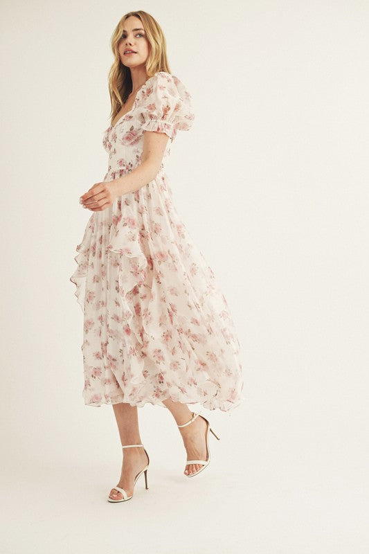 Storia Rose Floral Dress