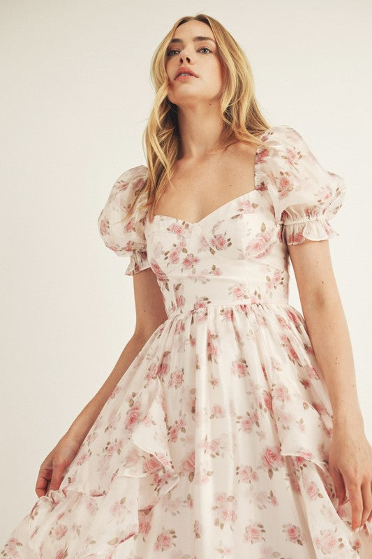 Storia Rose Floral Dress