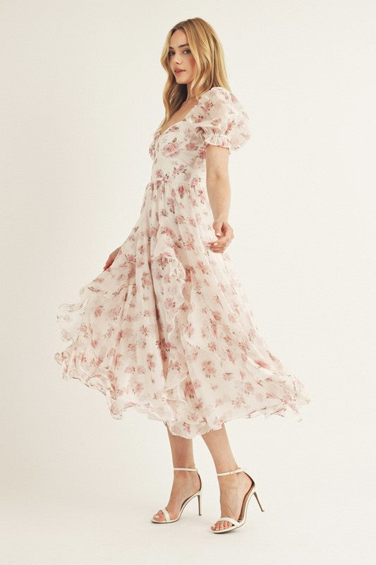 Storia Rose Floral Dress