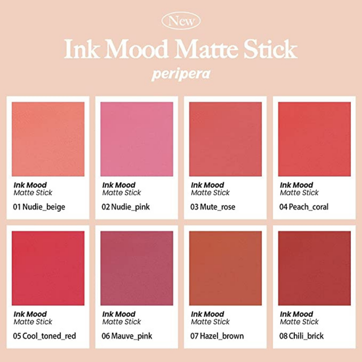 peripera Ink Mood Matte Stick 3g - 01 My Own Nude