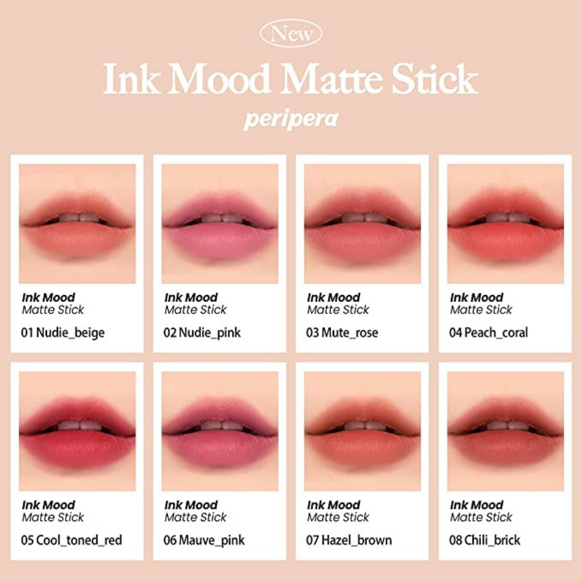 peripera Ink Mood Matte Stick 3g - 01 My Own Nude